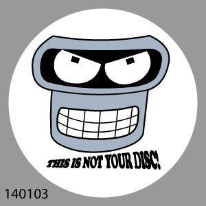 99140103 Futurama Bender Full Face Not Yours
