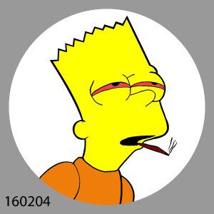 99160204 Simpsons Smok'n Bart full color