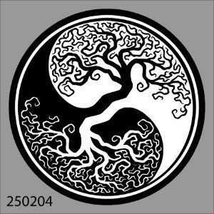 99250204 Yin Yang Tree of Life