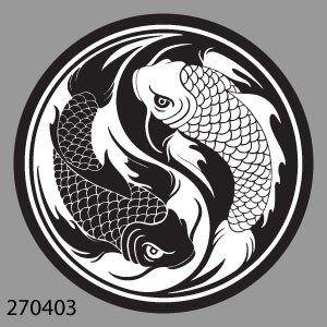 270403 Yin Yang Koi Fish