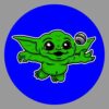 291005 Star Wars Baby Yoda Can Fly no clouds