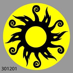 301201 Tribal Sun Moon