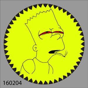 99160204 Simpsons Smokin Bart