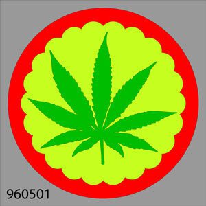 99960501 Cannabis Leaf One