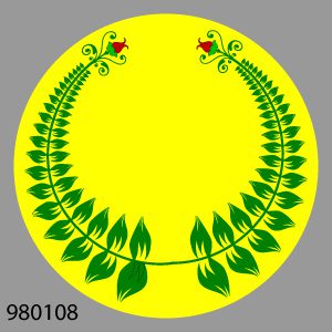 980108 Floral Frame 8