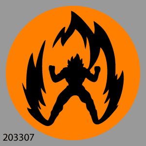 99203309 Dragon Ball Z Goku Power Up