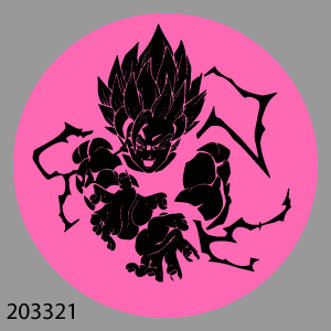 99203321 Dragon Ball Z Super Saiyan Goku Black Pearl