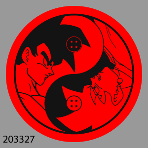 99203327 Dragon Ball Z Yin Yang Goku