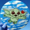 291005 Mandalorian Baby Yoda Can Fly Opto Diamond Baby Yoda