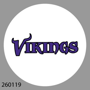 99260119 Minnesota Vikings Bar Stamp